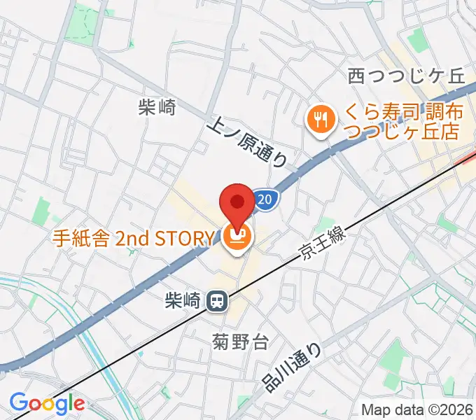 J.K.キューブ101スタジオエチュードの地図