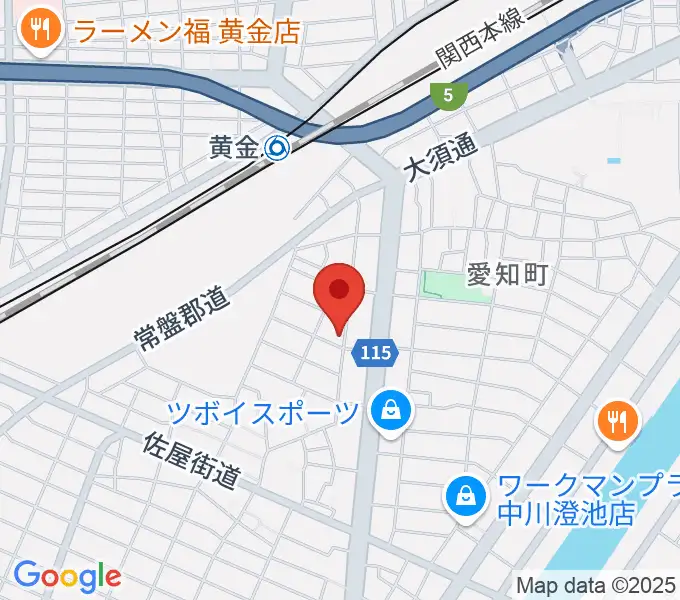 名古屋Groovin Bluesの地図