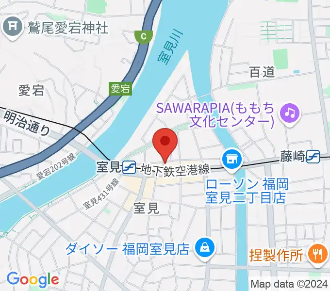 和光音楽アカデミーの地図