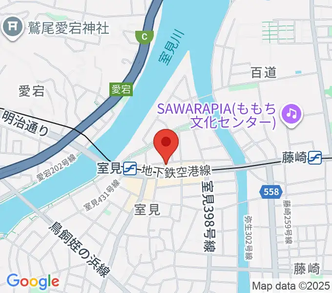 和光音楽アカデミーの地図