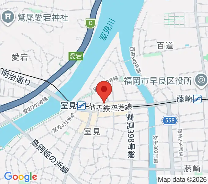 和光音楽アカデミーの地図