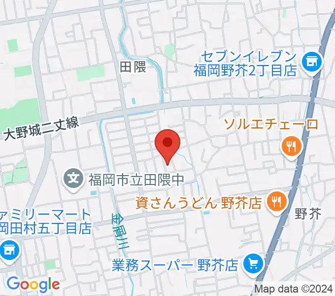 みのりピアノ教室の地図