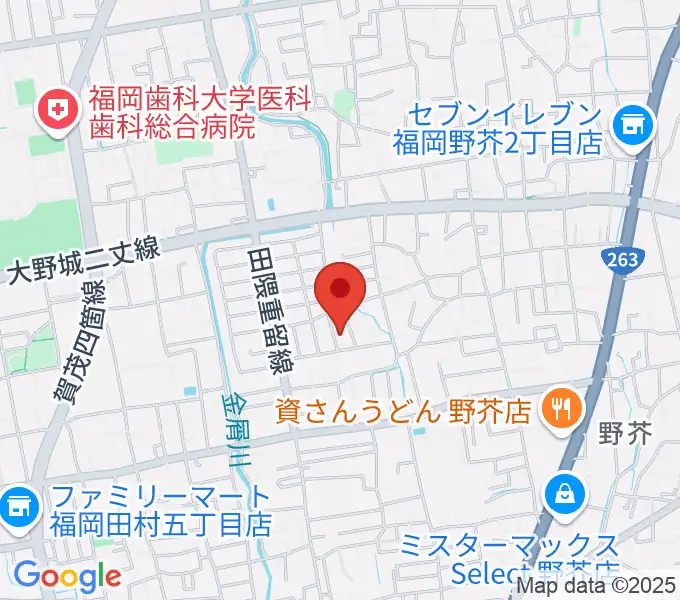 みのりピアノ教室の地図