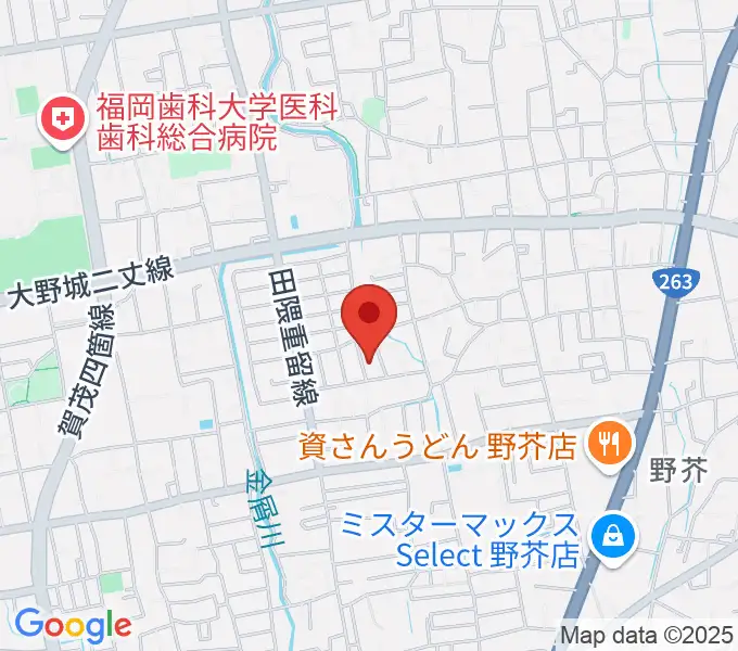 みのりピアノ教室の地図