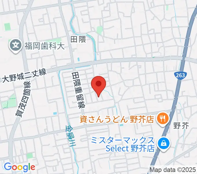 みのりピアノ教室の地図