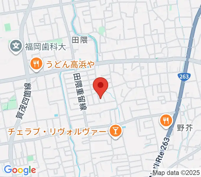 みのりピアノ教室の地図