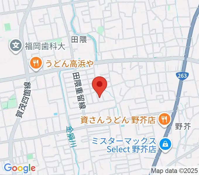 みのりピアノ教室の地図