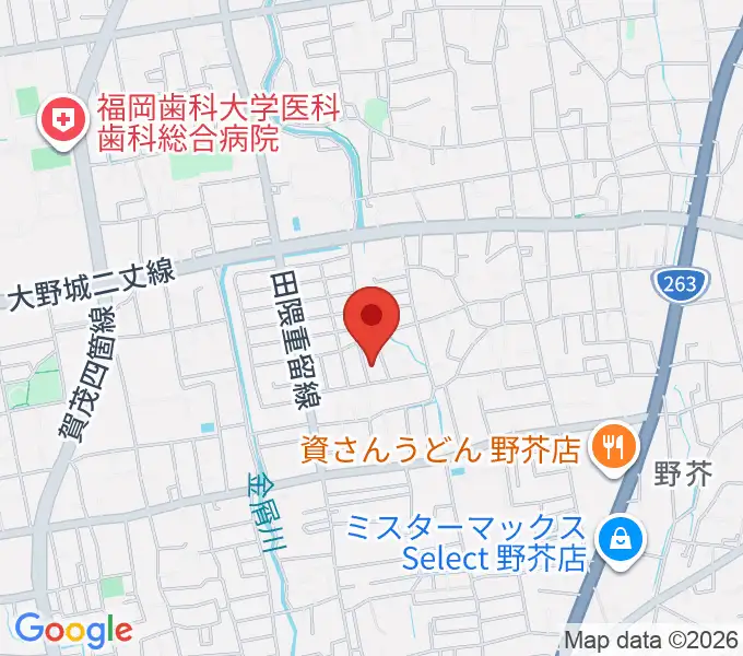 みのりピアノ教室の地図