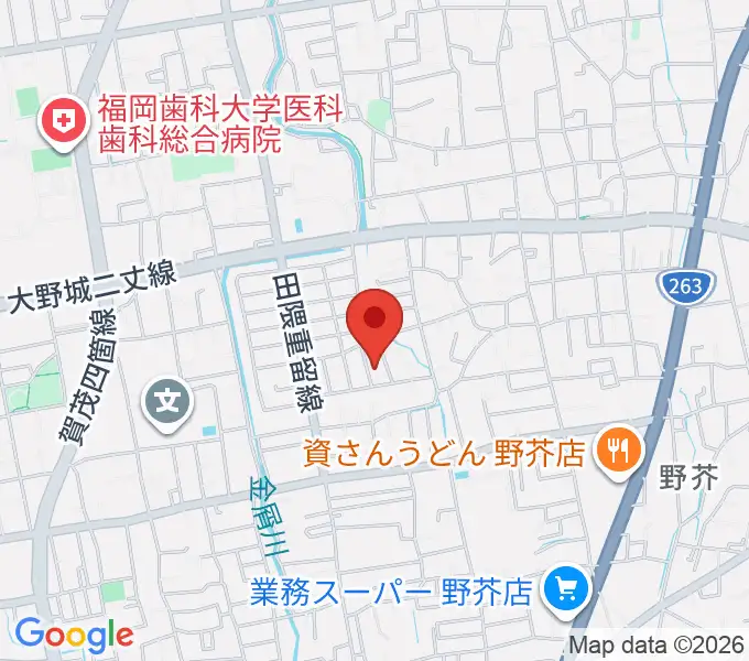 みのりピアノ教室の地図
