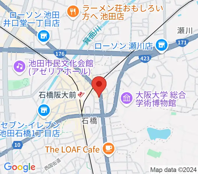 スタジオR'sの地図