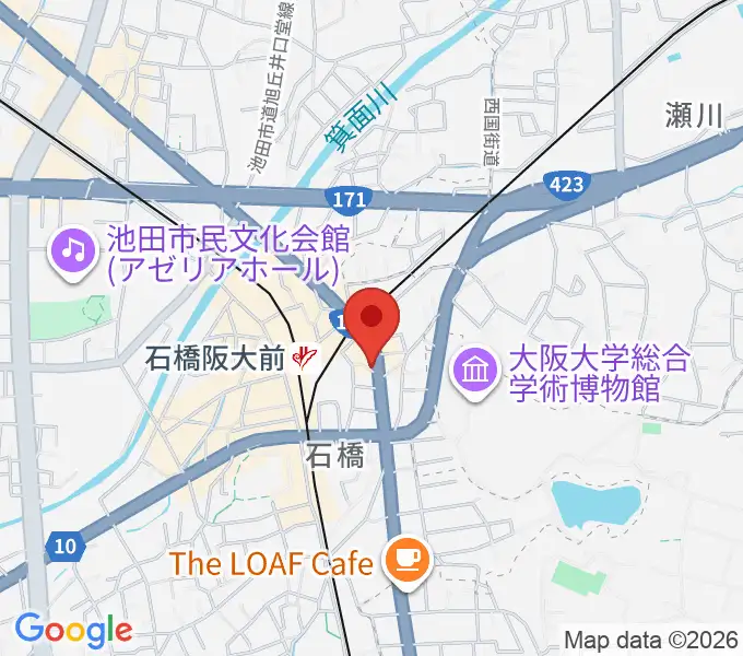 スタジオR'sの地図