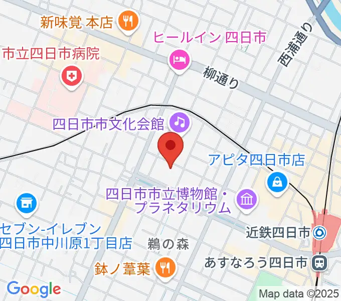 第一楽器ムーシケの地図