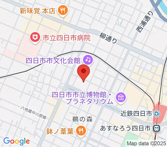 第一楽器ムーシケの地図