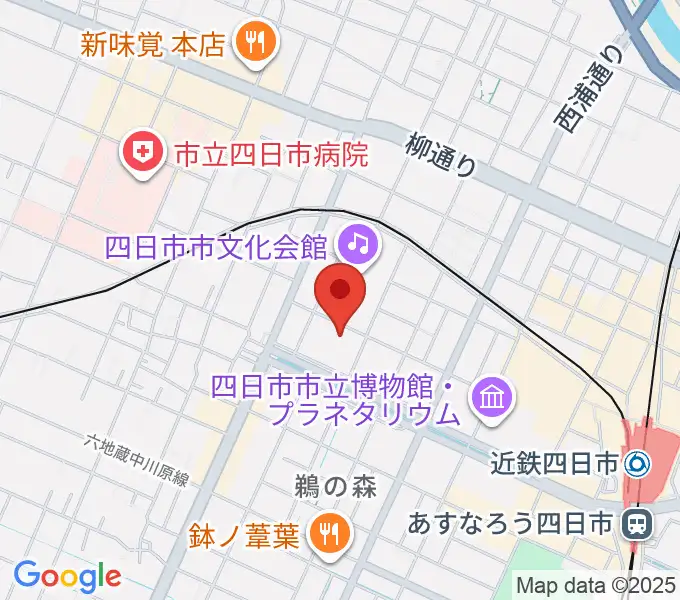 第一楽器ムーシケの地図