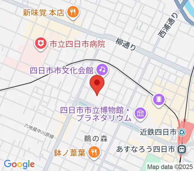 第一楽器ムーシケの地図