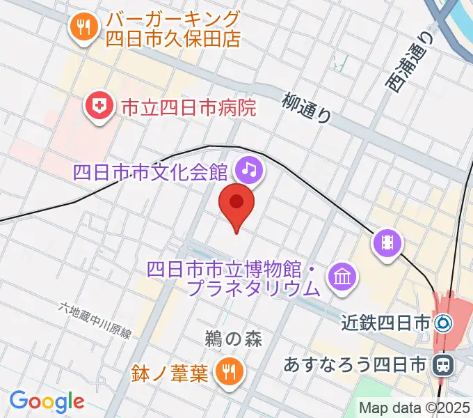 第一楽器ムーシケの地図