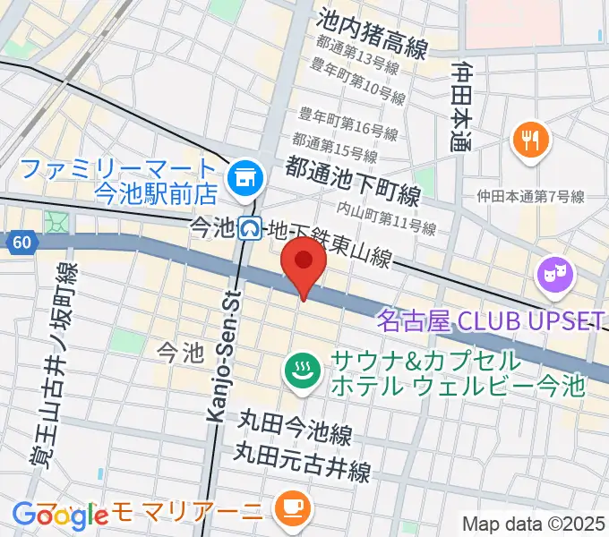 今池3STARの地図