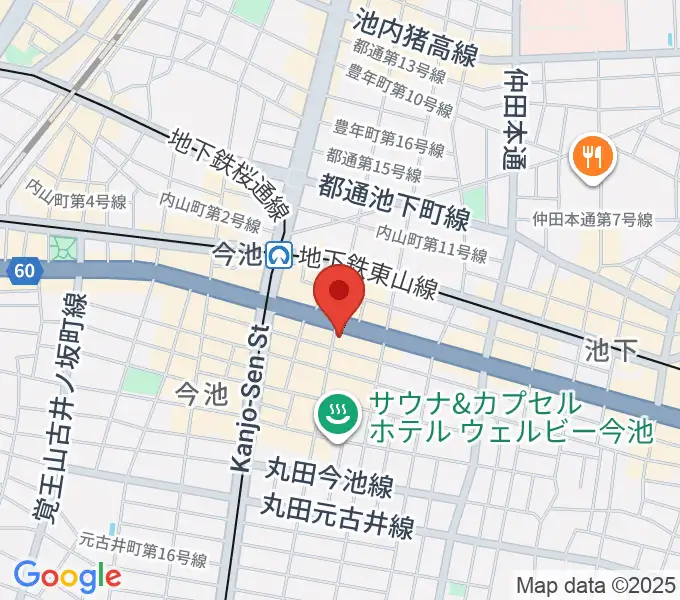 今池3STARの地図