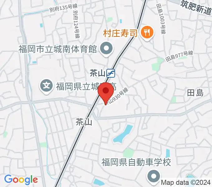 JTピアノ教室の地図