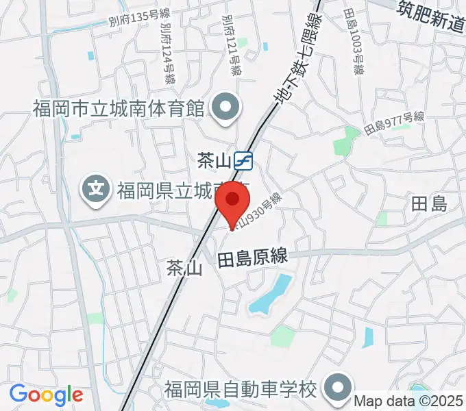 JTピアノ教室の地図