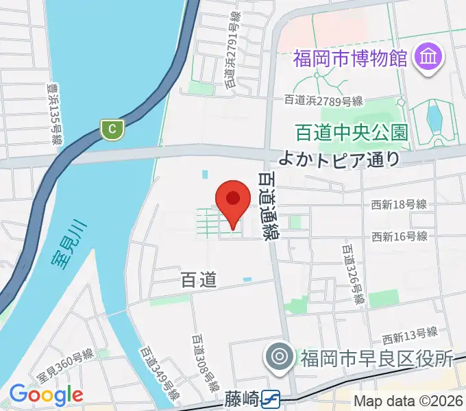 カルチャー教室てんとう虫の地図