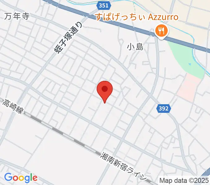 荒井經子音楽教室の地図