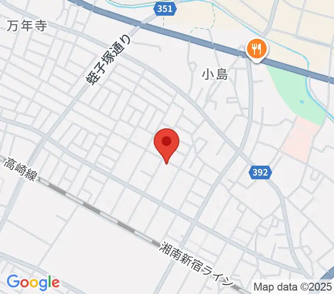 荒井經子音楽教室の地図