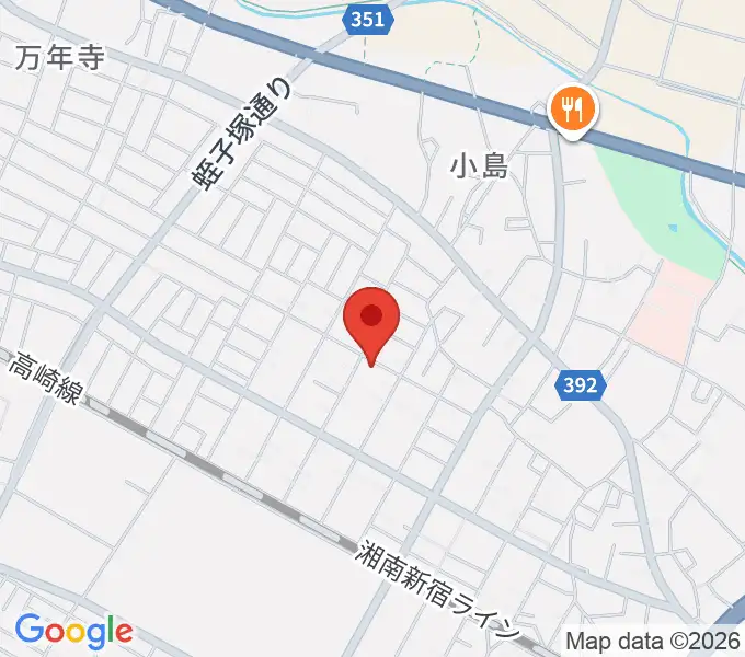 荒井經子音楽教室の地図
