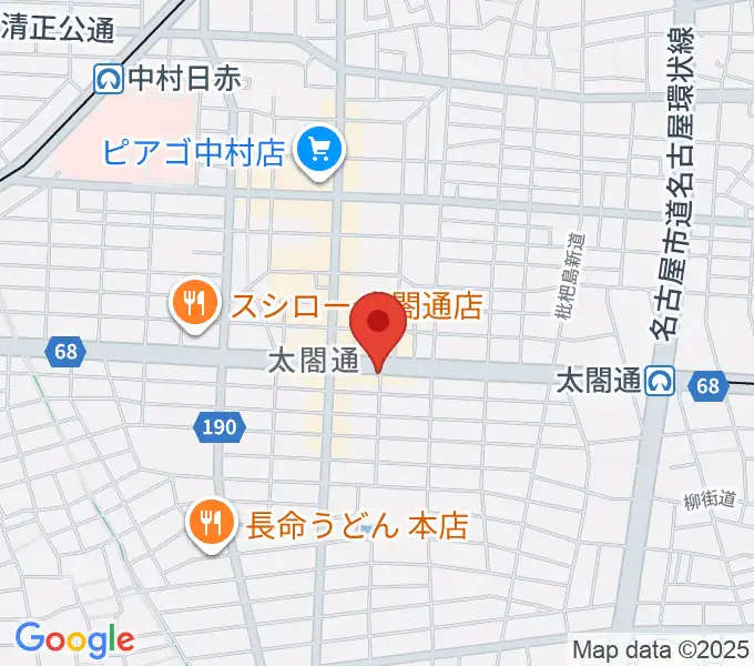 ピアノ教室luce（ルーチェ）中村教室の地図