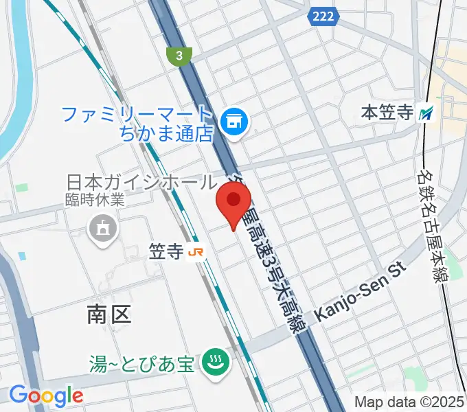 ナナ音楽教室の地図