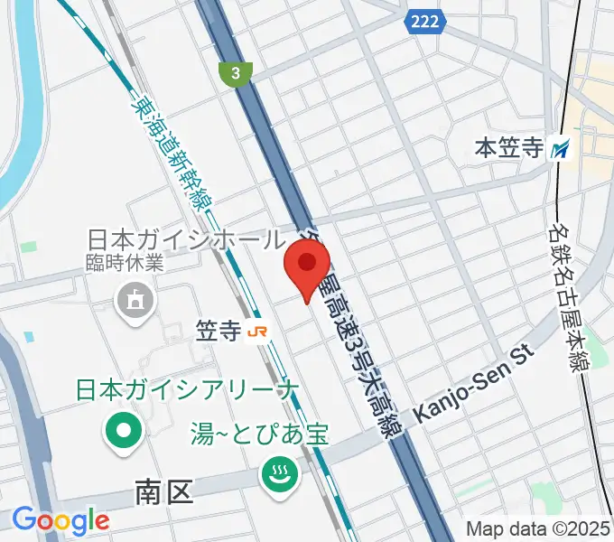 ナナ音楽教室の地図
