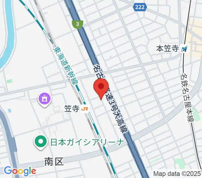 ナナ音楽教室の地図