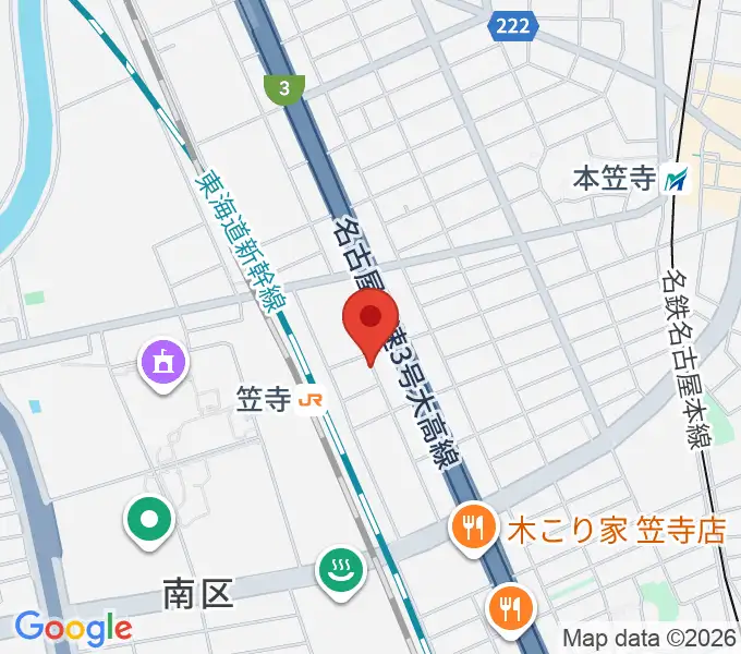 ナナ音楽教室の地図
