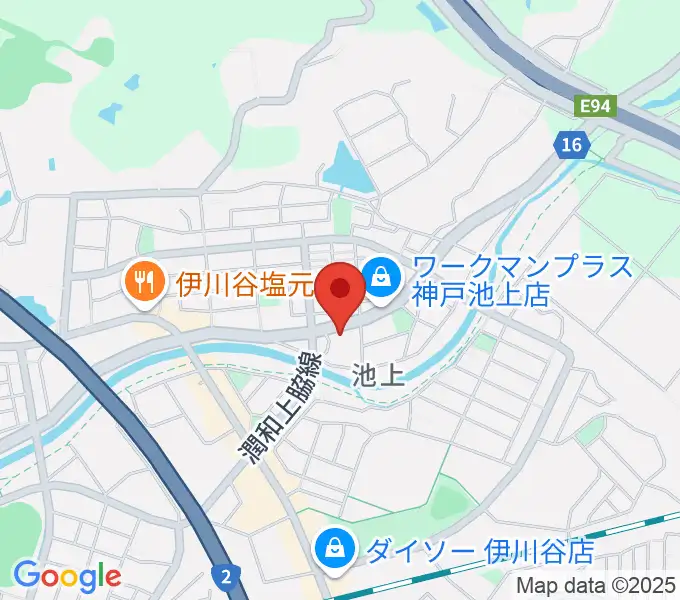 メロウミュージックスクールの地図