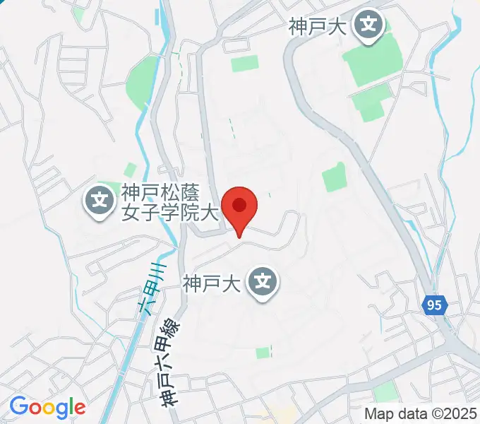 麦谷和代ピアノ教室の地図