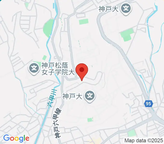 麦谷和代ピアノ教室の地図