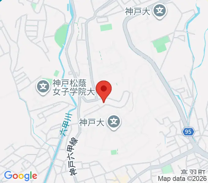 麦谷和代ピアノ教室の地図