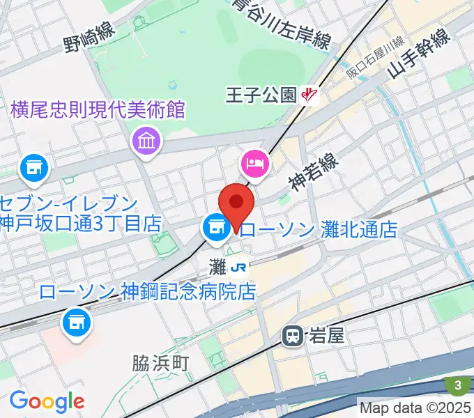 サークル音楽教室の地図