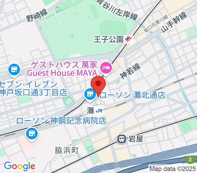 サークル音楽教室の地図