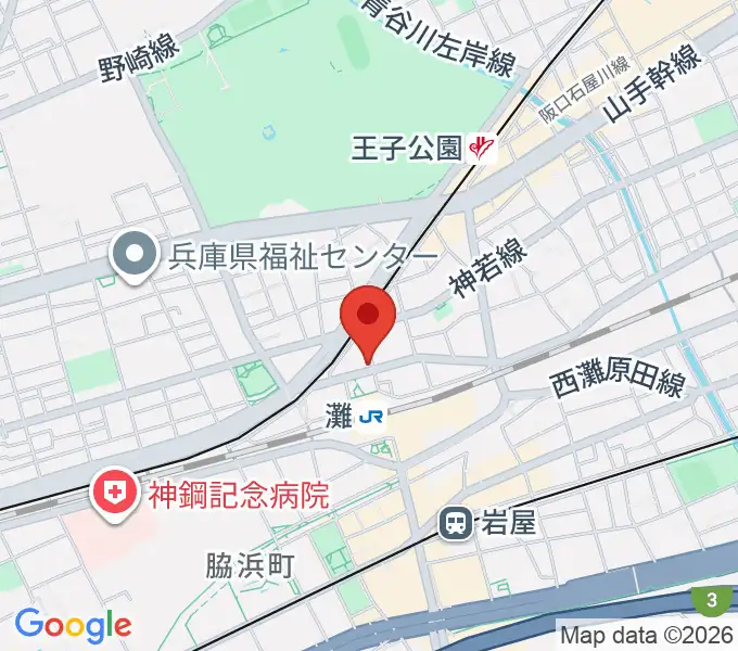 サークル音楽教室の地図