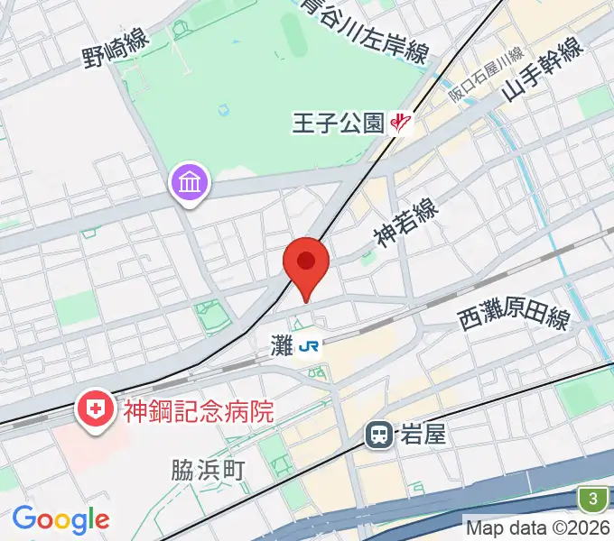 サークル音楽教室の地図