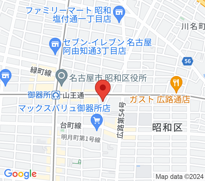 名古屋音楽館の場所