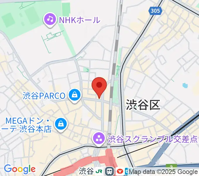 えちごやミュージックの地図