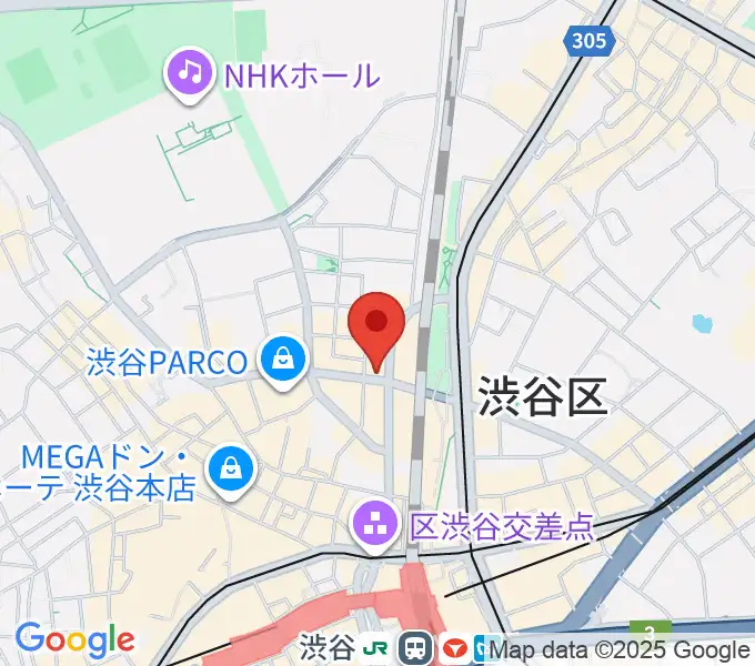 えちごやミュージックの地図