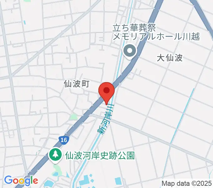 むらやまミュージックの地図