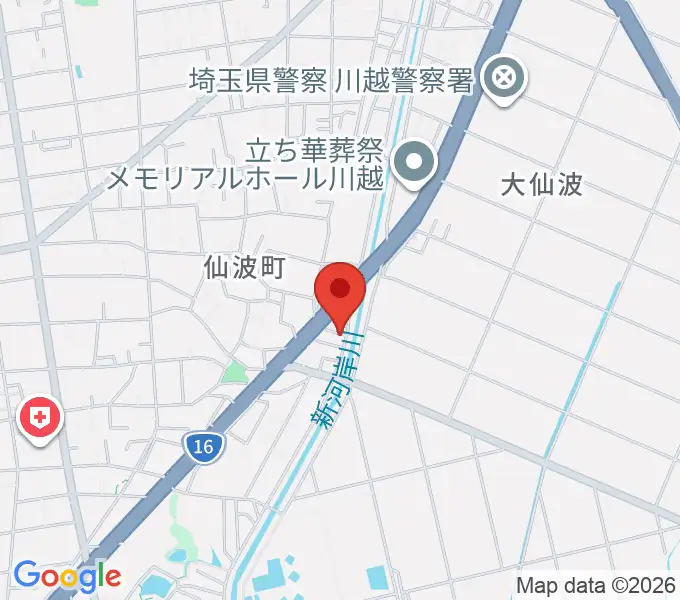 むらやまミュージックの地図