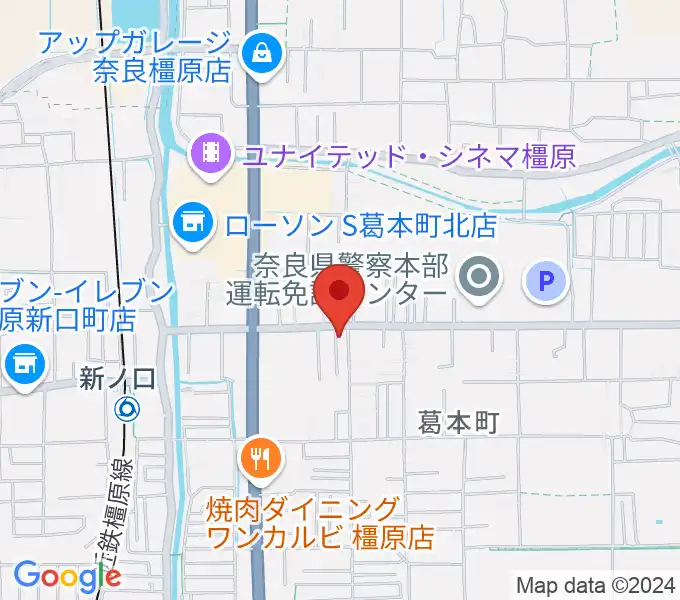 あおぞら音楽サロンの地図