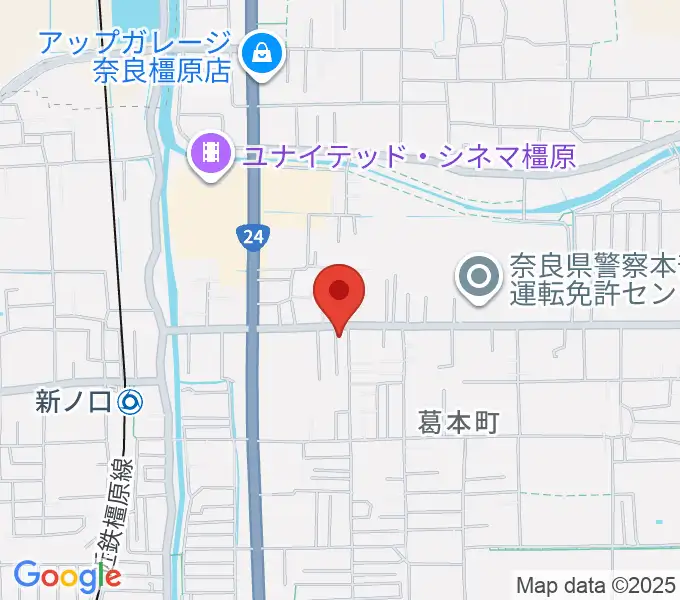 あおぞら音楽サロンの地図