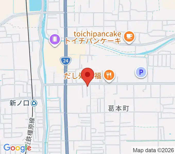あおぞら音楽サロンの地図