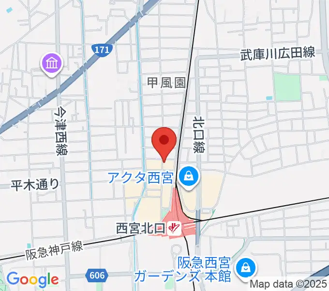 トルベール音楽院の地図